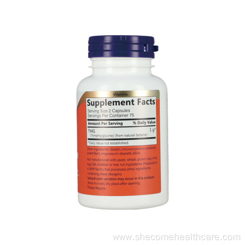 TMG Betaine Trimethylglycine Liver Support TMG capsules